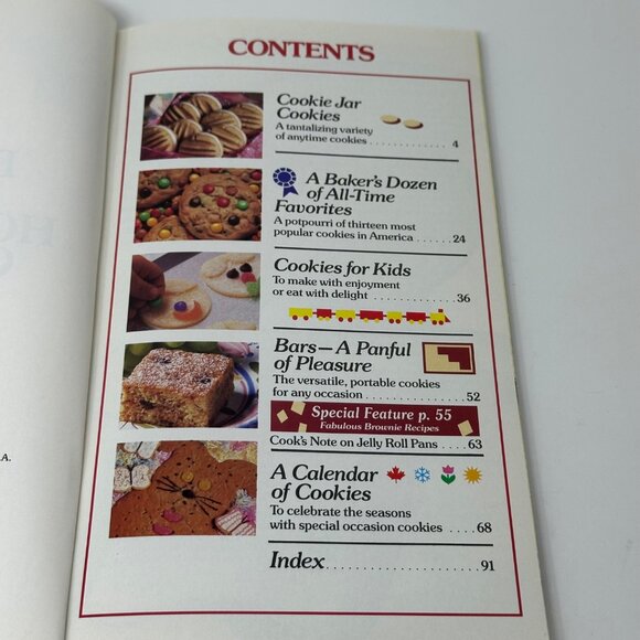 Pillsbury Poppin Fresh Homemade Cookies Cookbook 1993 Vintage Baking Recipes - Picture 3 of 11